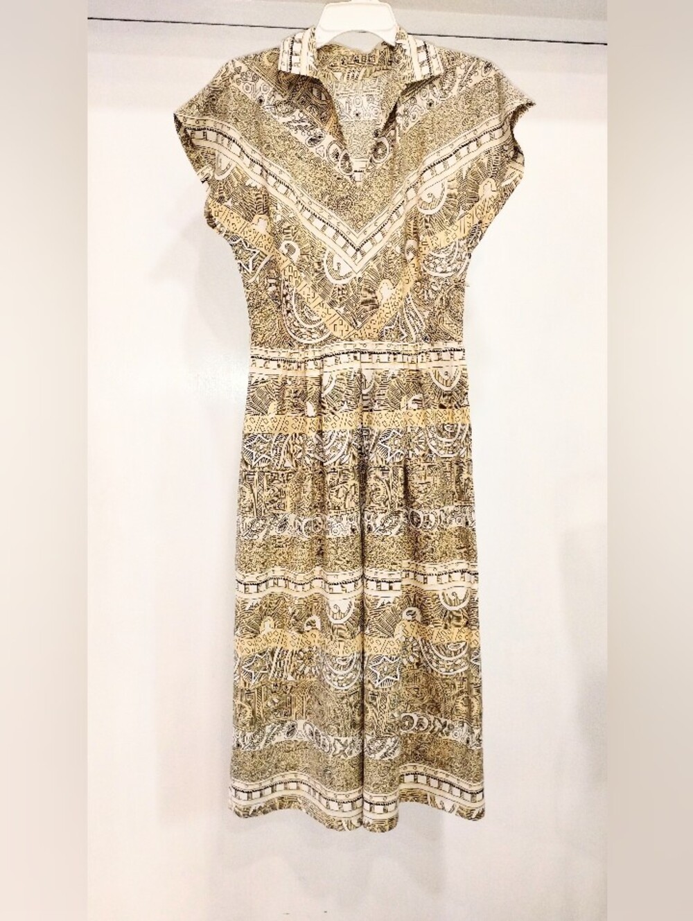 50s COTTON DAY DRESS